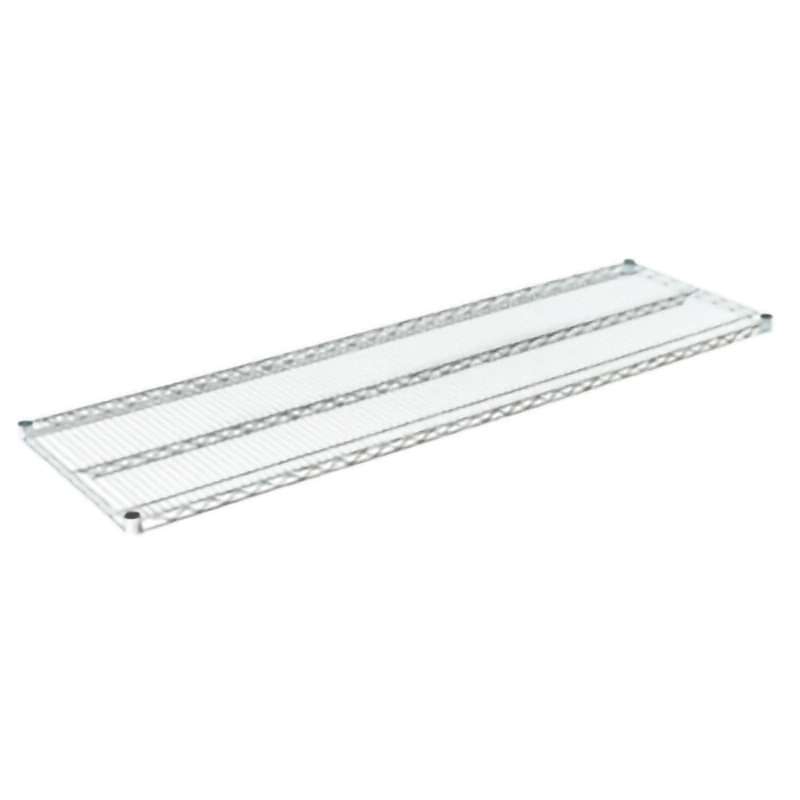Wire Shelf with Chromate Finish, 21" x 72"